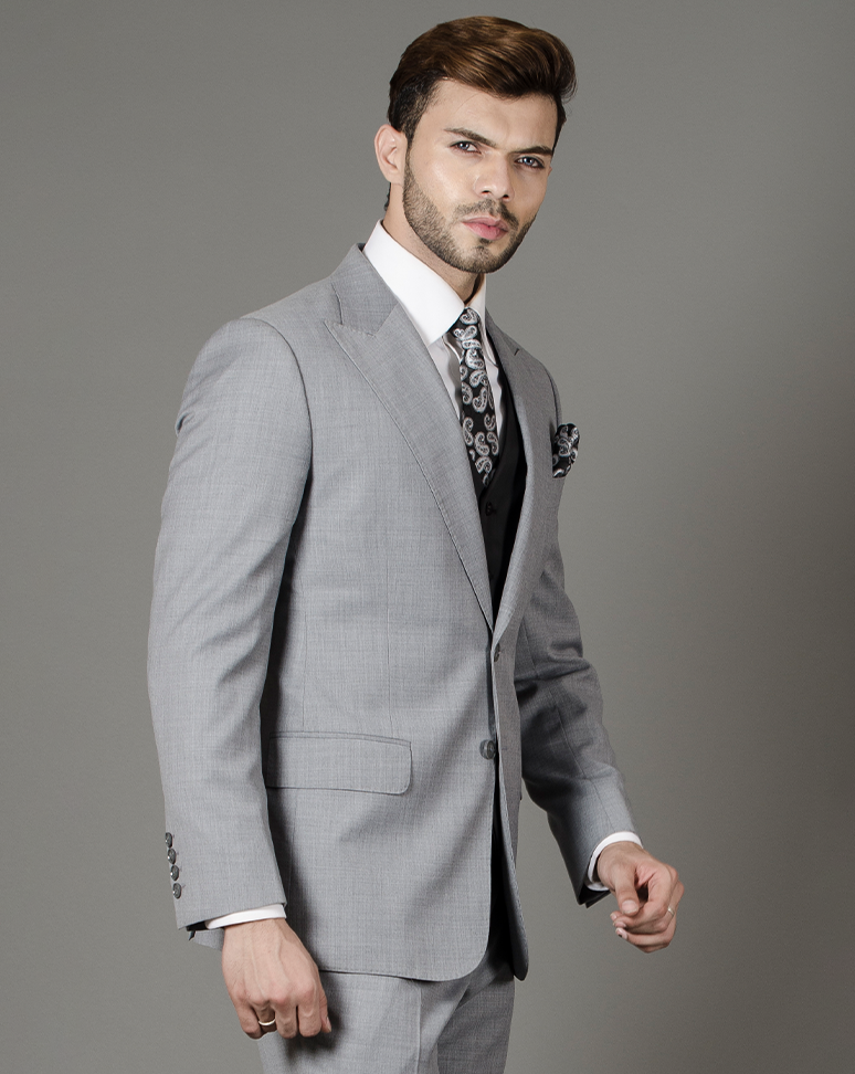 Light Grey 3 Piece Suit