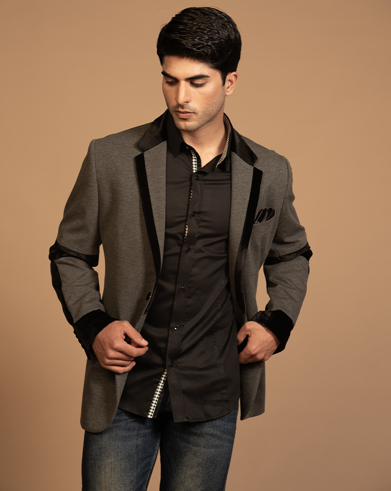 Dark Grey Designer Blazer